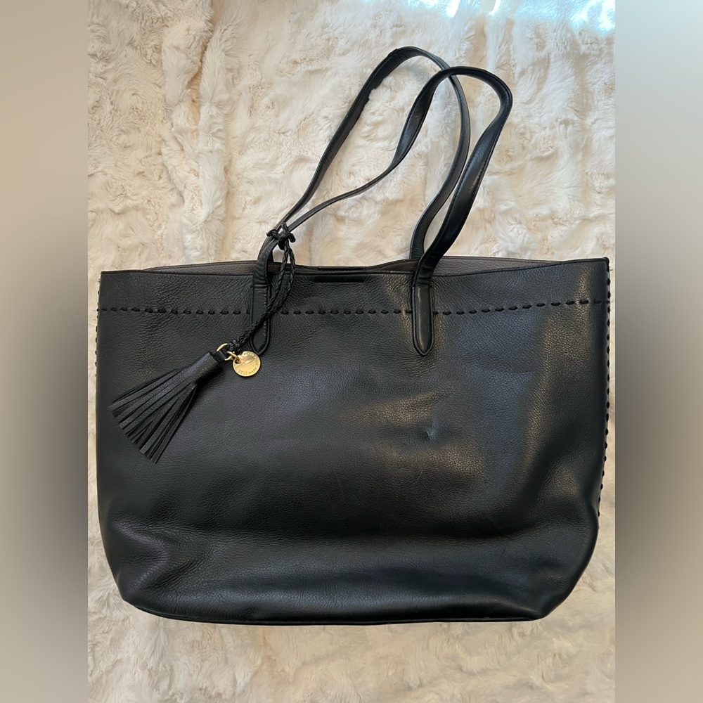 Black Cole Haan Leather Oversized Tote bag